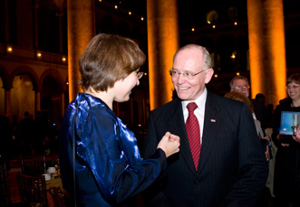 Martine Kempf with James Peak VA secretary